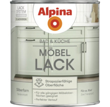 Alpina Möbellack Silberfarn seidenmatt Dose
