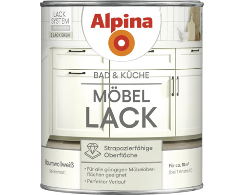 Alpina Möbellack Dose für Bad und Küche