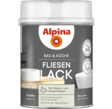 Alpina Lack pour carrelages Schiefer satiné pour salle de bain et cuisine