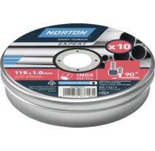 Norton Saint-Gobain Expert Trennscheibe für Metall, 115 x 1,0 Millimeter, 10 Stück