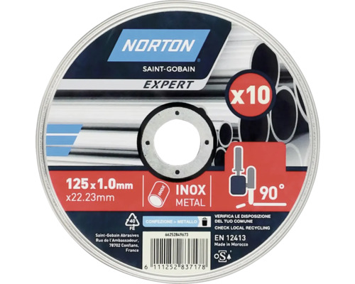 Norton Saint Gobain Expert Trennscheibe, 125 x 1,0 mm