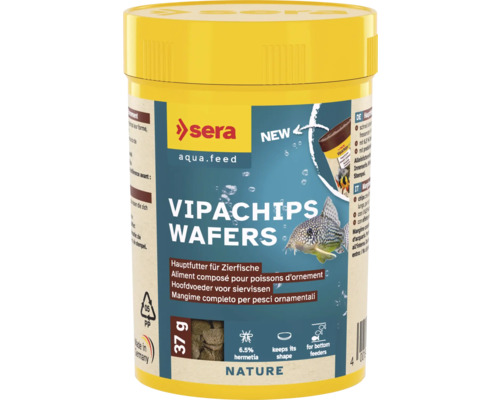 Futtertabletten sera Vipachips Wafers 100 ml (37 g), Hauptfutter, Welsfutter Futtertabletten sera Vipachips Wafers 100 ml (37 g), Hauptfutter, Welsfutter