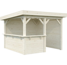 Bar de jardin en bois avec toit