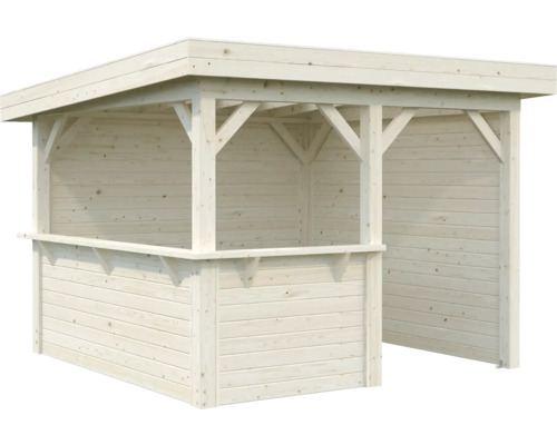 Bar de jardin en bois avec toit