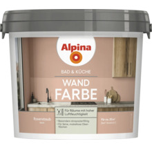 Alpina Bain et Cuisine peinture murale couleur poussière de rose