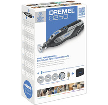 Outil multifonction sans fil Dremel 8250 avec accessoires dans son emballage