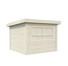 Abri de jardin en bois avec fenêtre pliante