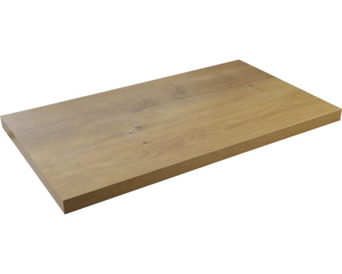 Waschtischplatte Differnz Sofi 81 cm eiche hell Holzplatte