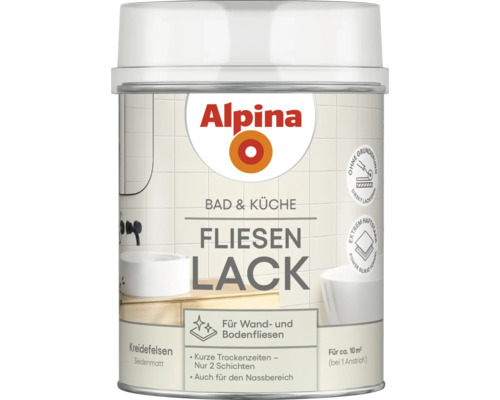 Alpina Fliesenlack für Bad und Küche