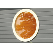 Fenêtre ronde en bois