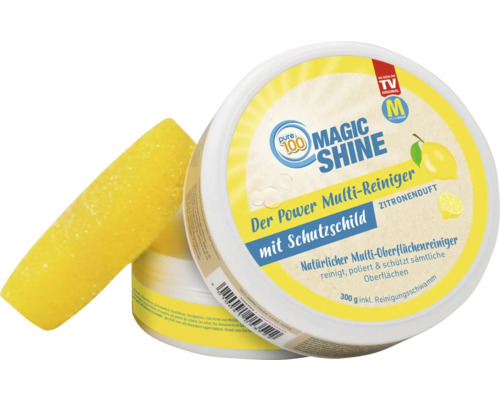 Nettoyant multiple Magic Shine Pure 100 pâte Nettoyant multi-surfaces Magic Shine avec éponge de nettoyage