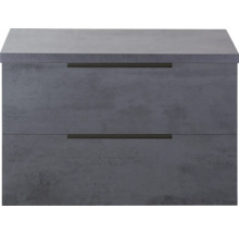 Meuble sous-lavabo avec deux tiroirs