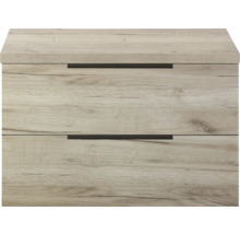 Meuble sous-lavabo avec deux tiroirs