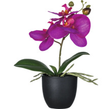 Orchidée artificielle avec pot comme décoration