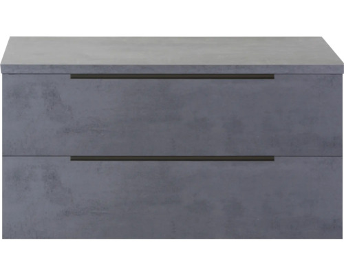 Table de chevet avec deux tiroirs