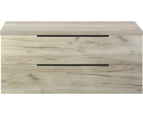 Meuble sous-lavabo avec deux tiroirs