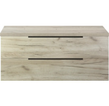 Waschtischunterschrank mit zwei Schubladen im Holzdesign