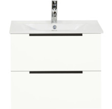 Meuble sous-lavabo avec deux tiroirs et robinetterie