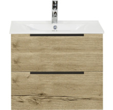 Meuble sous-lavabo avec lavabo et robinet