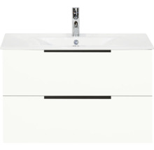 Meuble-lavabo avec lavabo et deux tiroirs