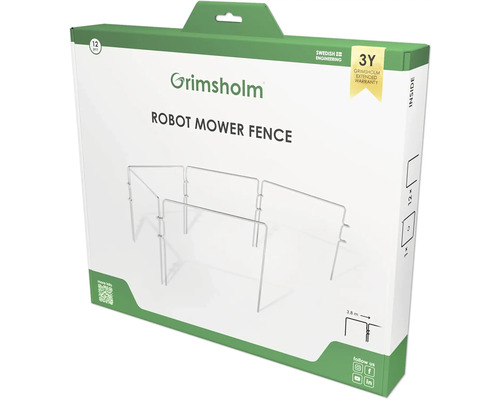 Grimsholm Roboter Mähwerk Begrenzungszaun, Packung mit zwölf Stück