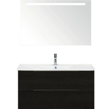 Waschtischkombination mit Spiegel und Unterschrank