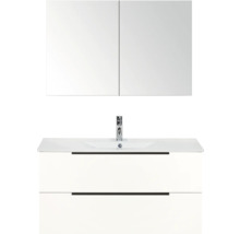 Meuble sous-vasque avec lavabo et armoire de toilette pour la salle de bain