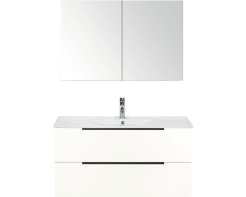 Meuble sous-vasque avec lavabo et armoire de toilette pour la salle de bain