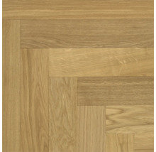 Parquet posé en motif à chevrons