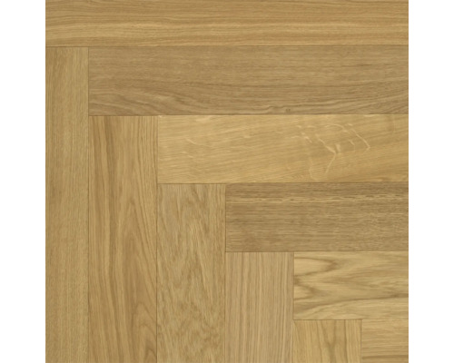 Parquet posé en motif à chevrons