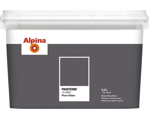 Alpina Farbe, Matte Wandfarbe, 2,5 Liter Eimer