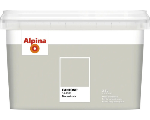 Alpina Peinture murale Pantone 14-4500 moonstruck 2,5 l Peinture Alpina Moonstruck, pot de 2,5 litres