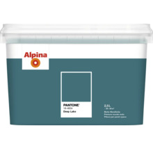 Peinture murale Alpina, finition mate, teinte Deep Lake, pot de 2,5 litres