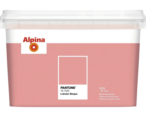 Alpina Lobster Bisque matte Wandfarbe im 2,5 Liter Eimer