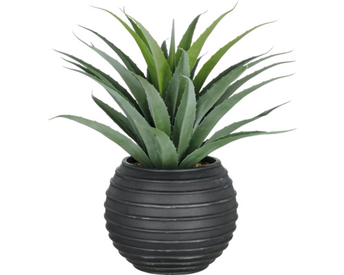 Künstliche Agave in einem Topf