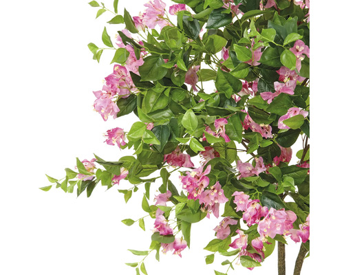 Künstlicher Bougainvillea Baum mit grünen Blättern und rosa Blüten