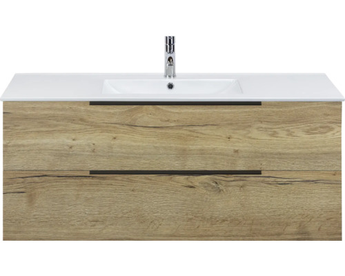 Meuble sous-lavabo avec lavabo et robinetterie