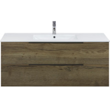 Meuble sous-lavabo avec lavabo et deux tiroirs