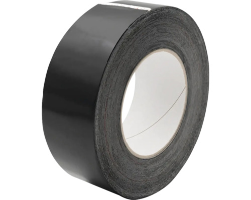 Ruban multifonctions pour l'intérieur et l'extérieur 25 m x 60 mm noir Rouleau de ruban adhésif toilé noir