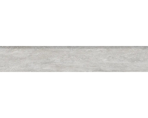 Sockelfliese Palatino silver 8x45 cm