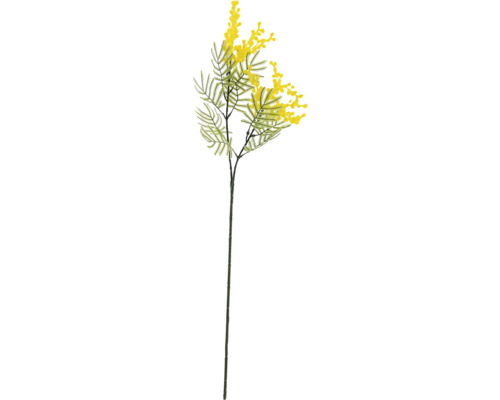 Fleur artificielle Branche de mimosa 80 cm jaune Mimosa comme fleur unique artificielle
