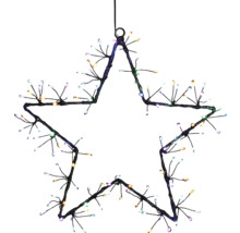 Dekorativer Stern mit Beleuchtung zur Weihnachtszeit