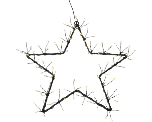 Leuchtfigur Lafiora Metallstern 125 LEDs Lichtfarbe warmweiss inkl. 6 Stunden Timer CH Dekorativer Stern mit Beleuchtung für den Innenbereich