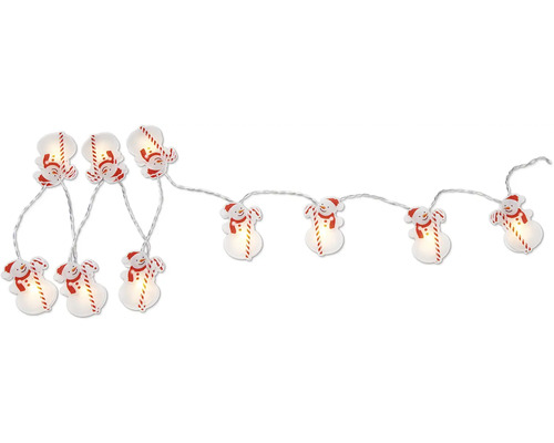Guirlande lumineuse avec motif bonhomme de neige