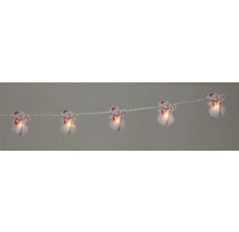 Guirlande lumineuse avec motifs de bonhomme de neige comme décoration de Noël