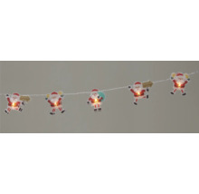 Guirlande lumineuse avec motifs de Père Noël pour la décoration de Noël