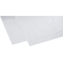 Plaque en polycarbonate avec des gouttes d''eau