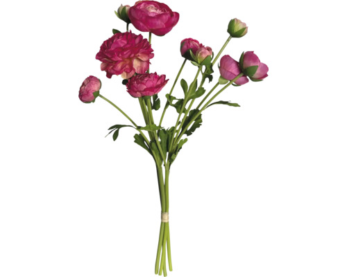 Bouquet de renoncules roses