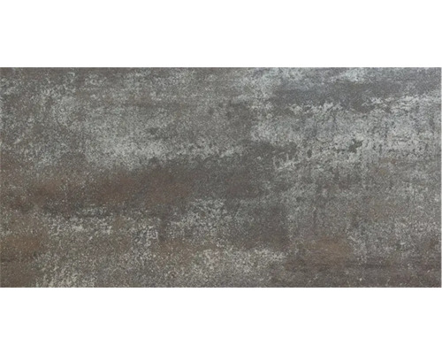 Feinsteinzeug Wand- und Bodenfliese Corten corten A matt BxLxS 30x60x1.05 cm Graue Bodenfliese mit unregelmäßigem Muster