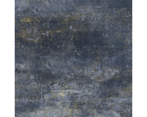 Feinsteinzeug Wand- und Bodenfliese Metal royalblue anpoliert BxLxS 60x60x0.95 cm Dunkle Fliese mit abstraktem Muster für den Innenbereich